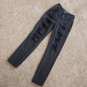 Hollister, Black Jeans, size 00
